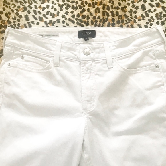 NYDJ Alina White Jeans Size 8 - Picture 4 of 9